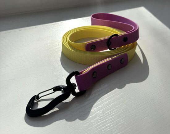 20MM HEXA DUO PAVADA-PASTEL YELLOW+LIGHT PURPLE