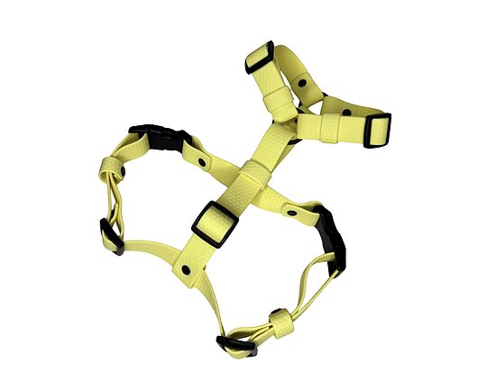 HEXA HARNESS-PASTEL YELLOW