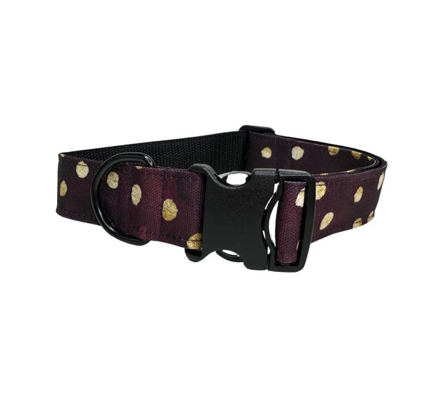 LILLĀ+ZELTA PUNKTI KAKLA SIKSNA